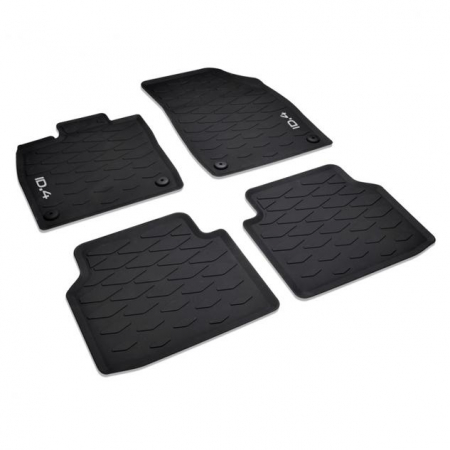 Accesorii auto - Covorase de cauciuc All-weather originale Volkswagen ID.4 (E21) 2021-, Set fata si spate, TPE