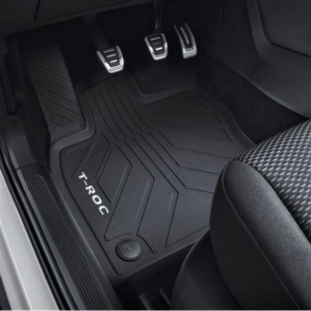 Covorase de cauciuc All-weather originale Volkswagen T-Roc 2018-, Set 4 bucati TPE [1]