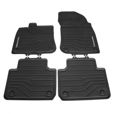 Accesorii auto - Covorase de cauciuc All-weather originale Volkswagen Touareg 2018-, Set 4 bucati