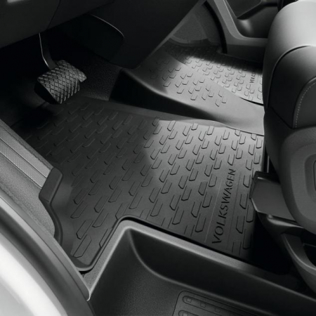 Accesorii auto - Covorase de cauciuc All-weather originale Volkswagen Transporter T6.1 2020-, Set fata, 3 piese