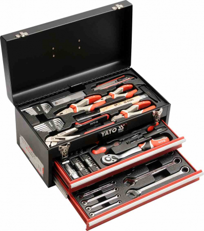 Scule si echipamente -  Cutie Scule Din Metal, 80 Piese
