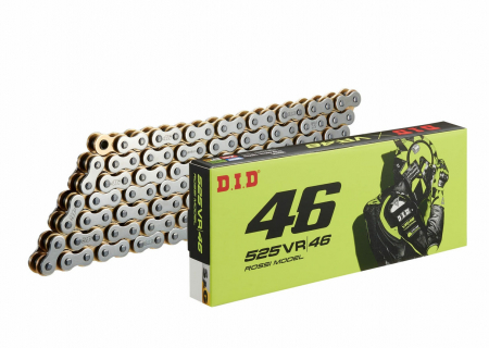 Moto/Atv - DID - Lant 525VR46 cu 118 zale - [Gold] X-Ring
