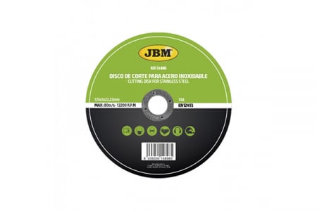 Scule si echipamente - Disc De Taiere Debitare In Otel Inoxidabil 125 X 1 Mm T41 Jbm