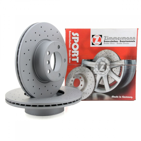 Piese auto - Disc Frana Perforat Fata Zimmermann Sport Bmw Seria 3 E92 2005-2013 150.2900.52