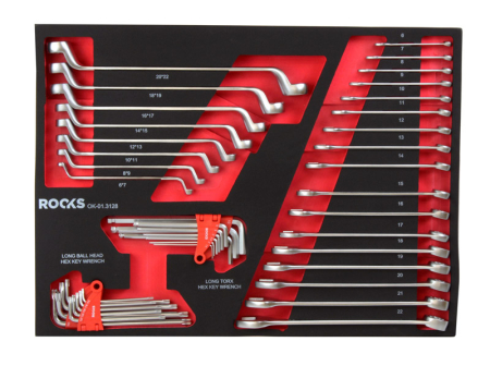 Dulap de scule Rooks Garage Black 6 sertare și 385 unelte OK-01.3007 [6]