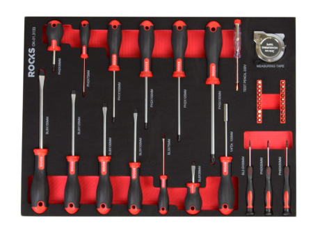 Dulap de scule Rooks Garage Black 6 sertare și 385 unelte OK-01.3007 [5]