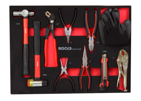 Dulap de scule Rooks Garage Black 6 sertare și 385 unelte OK-01.3007 [4]