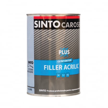 Scule si echipamente - Filler Acrilic Plus 5:1 Cu Intaritor - Gri 0.75L + 0.15L Sinto