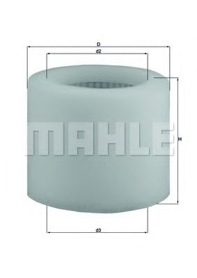 Filtre - Filtru aer KNECHT LX 123