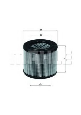 Filtre - Filtru aer KNECHT LX 194