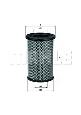 Filtre - Filtru aer KNECHT LX 2968