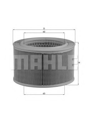 Filtre - Filtru aer KNECHT LX 446