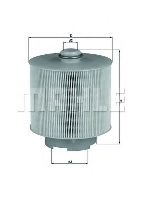 Filtre - Filtru aer MAHLE ORIGINAL LX 1006/1D