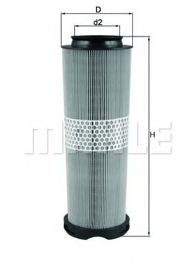 Filtre - Filtru aer MAHLE ORIGINAL LX 1020