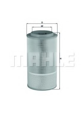 Filtre - Filtru aer MAHLE ORIGINAL LX 1024