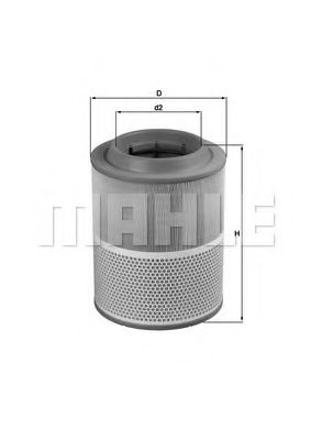 Filtre - Filtru aer MAHLE ORIGINAL LX 1072