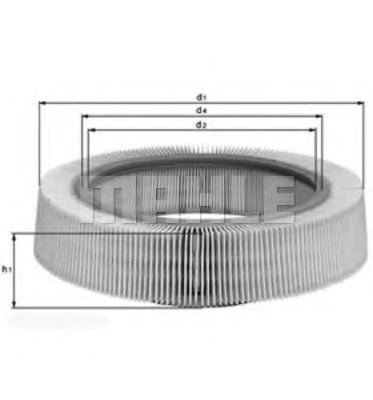 Filtre - Filtru aer MAHLE ORIGINAL LX 58