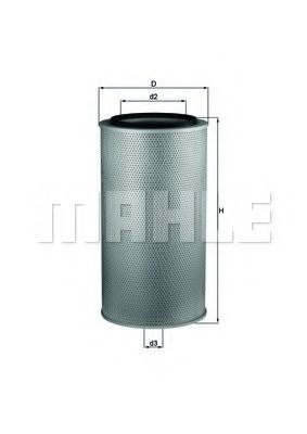 Filtre - Filtru aer MAHLE ORIGINAL LX 1255
