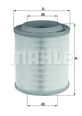 Filtre - Filtru aer MAHLE ORIGINAL LX 1275