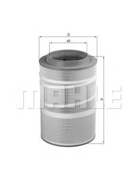 Filtre - Filtru aer MAHLE ORIGINAL LX 1278