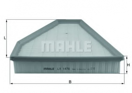 Filtre - Filtru aer MAHLE ORIGINAL LX 1478