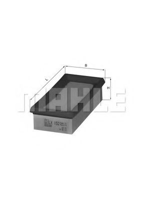 Filtre - Filtru aer MAHLE ORIGINAL LX 152