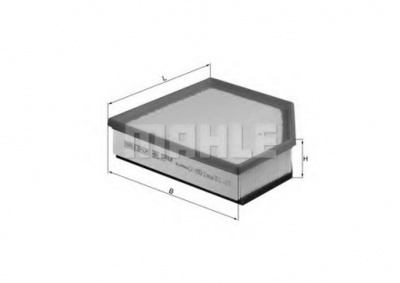 Filtre - Filtru aer MAHLE ORIGINAL LX 1593/2