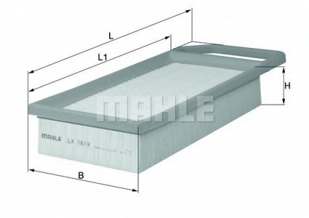 Filtre - Filtru aer MAHLE ORIGINAL LX 1619