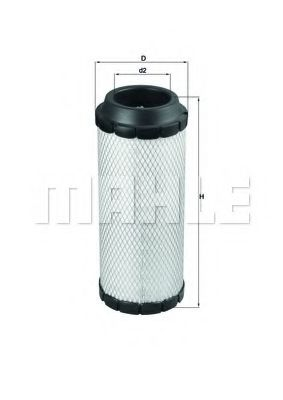 Filtre - Filtru aer MAHLE ORIGINAL LX 1687