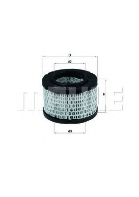 Filtre - Filtru aer MAHLE ORIGINAL LX 191