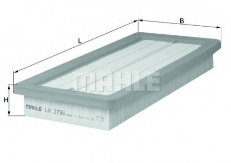 Filtre - Filtru aer MAHLE ORIGINAL LX 2738