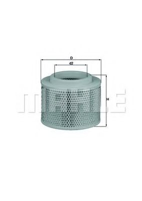 Filtre - Filtru aer MAHLE ORIGINAL LX 2808/1
