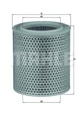 Filtre - Filtru aer MAHLE ORIGINAL LX 478/1