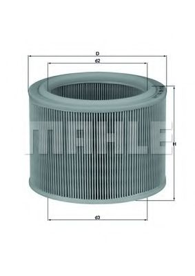 Filtre - Filtru aer MAHLE ORIGINAL LX 486