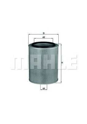 Filtre - Filtru aer MAHLE ORIGINAL LX 531
