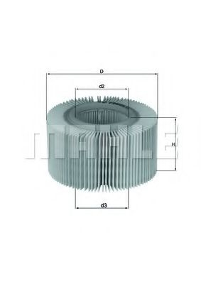 Filtre - Filtru aer MAHLE ORIGINAL LX 578
