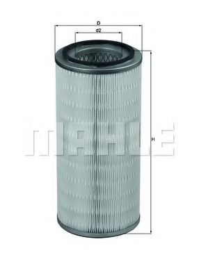 Filtre - Filtru aer MAHLE ORIGINAL LX 608