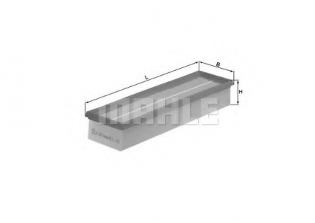 Filtre - Filtru aer MAHLE ORIGINAL LX 617
