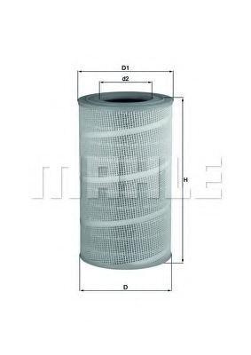 Filtre - Filtru aer MAHLE ORIGINAL LX 712