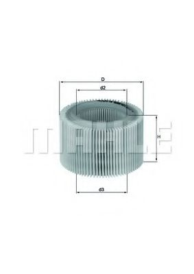 Filtre - Filtru aer MAHLE ORIGINAL LX 718
