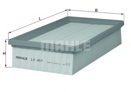 Filtre aer - Filtru aer MAHLE ORIGINAL LX 857