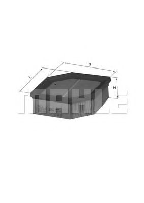 Filtre - Filtru aer MAHLE ORIGINAL LX 966