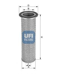Filtre - Filtru aer UFI 27.016.00