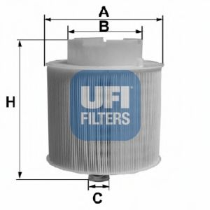 Filtre - Filtru aer UFI 27.598.00