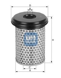 Filtre - Filtru aer UFI 27.998.00