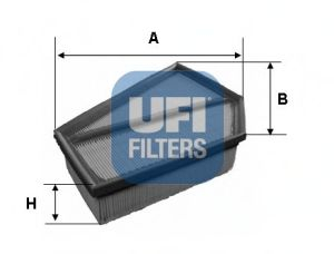 Filtre - Filtru aer UFI 30.349.00