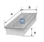 Filtre - Filtru aer UFI 30.422.00
