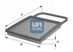 Filtre - Filtru aer UFI 30.589.00