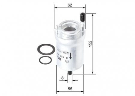 Filtru combustibil BOSCH 0 450 905 925 [3]