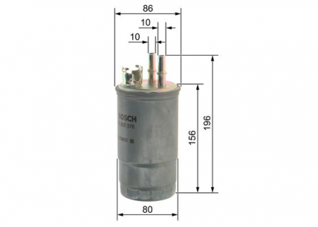 Filtru combustibil BOSCH 0 450 906 376 [2]